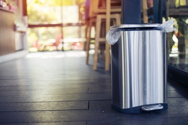 Stainless bin