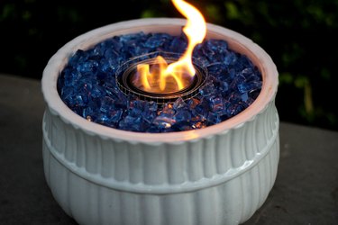 DIY tabletop fire pit