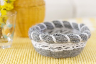 This technique is an uncomplicated way to be introduced to the art of basket weaving.