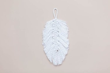 DIY Macrame Feathers Wall Hanging Decor