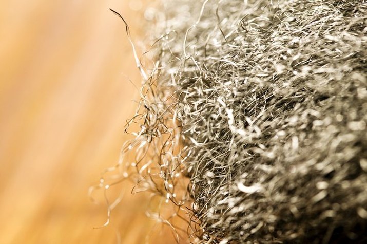 An image of steel wool.