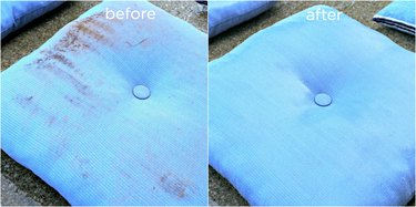 how to clean patio cushions