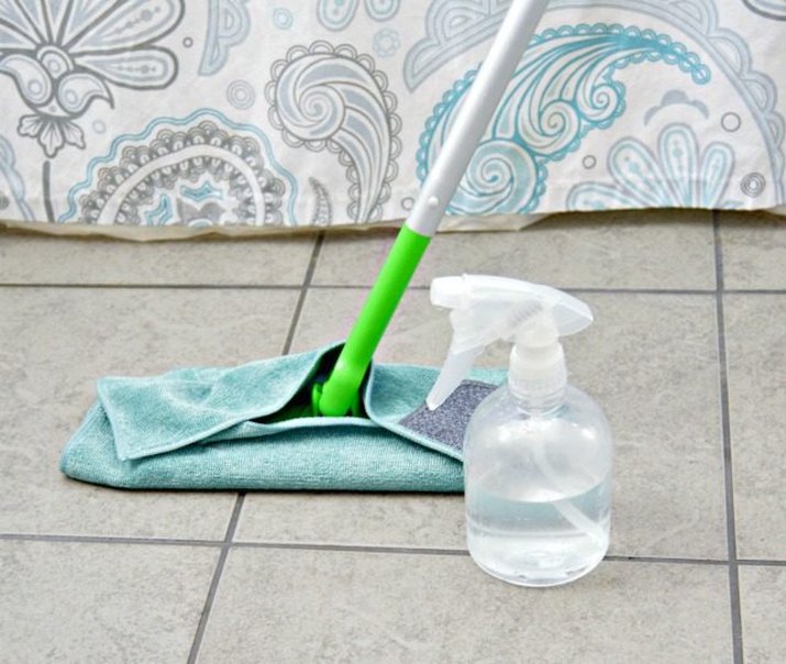 Homemade tile floor cleaner