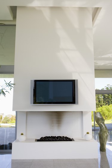 Modern fireplace