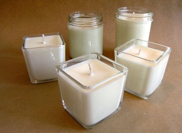 DIY candles.