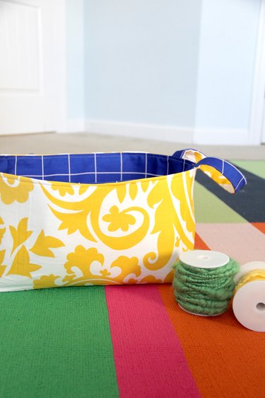 Make this fabric storage basket