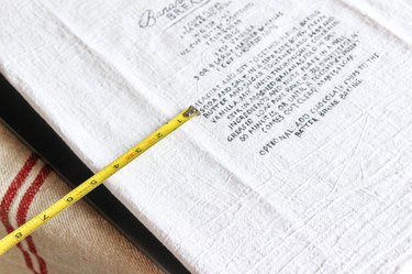 Recipe Towel Art