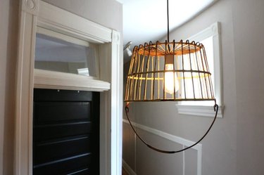 How to Turn an Antique Basket into a Unique Pendant Light