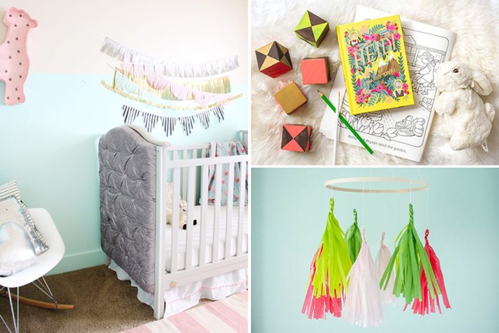 Surprisingly Easy DIY Ways to Decorate a Nursery