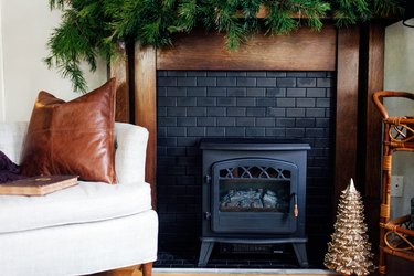 Renter-Friendly Fireplace