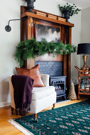 Renter-Friendly Fireplace