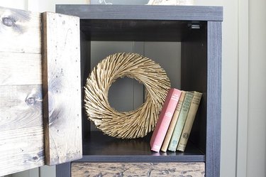 Create A Rustic Cube Stacking Shelf