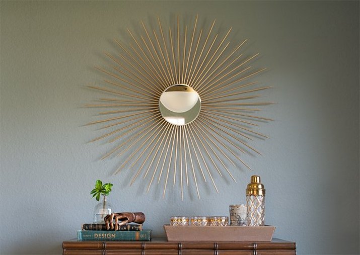 Sunburst mirror