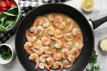 Cook the shrimp