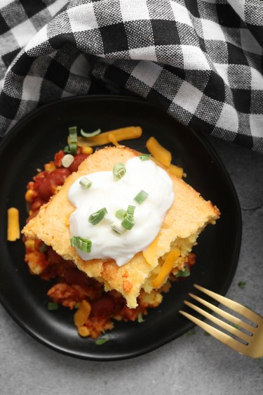 Cornbread chili pie casserole recipe