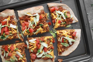 Taco pizza recipe