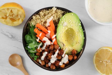 Smoky chickpea Buddha bowl