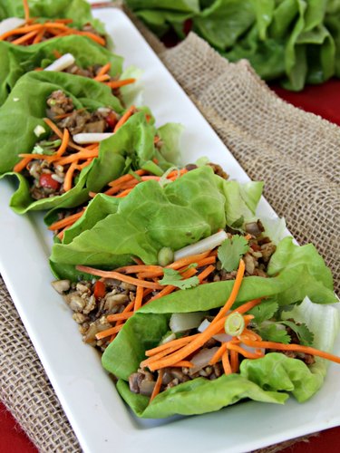 healthy turkey lettuce wraps