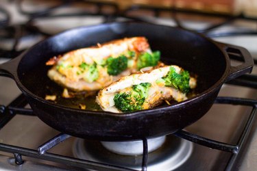 Broccoli and Cheese Stuffed Chicken