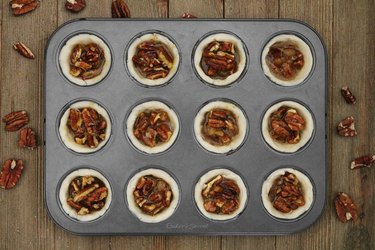 Fill mini pecan pies