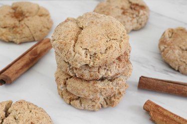 Vegan cinnamon sugar cookies