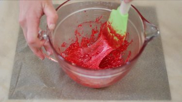 Stirring melted Swedish fish