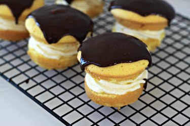 mini Boston cream pies