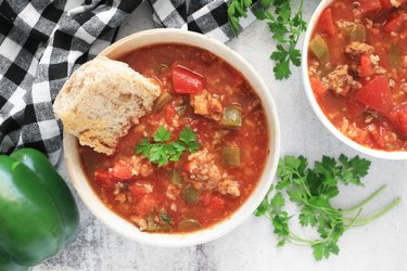 Stuffed pepper soup