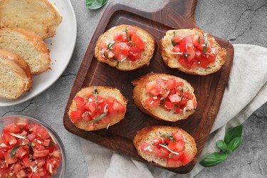 Easy homemade bruschetta recipe