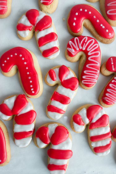 These Candy Cane Sugar Cookies are delicious and make for wonderful Christmas gifts.