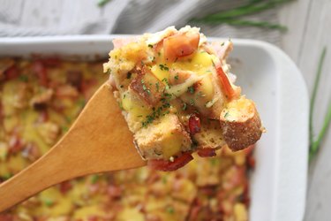 Eggs Benedict casserole