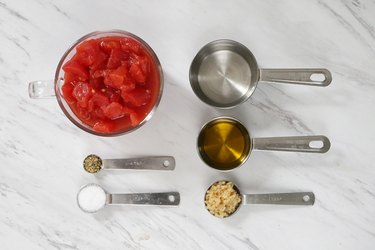 Ingredients for marinara sauce