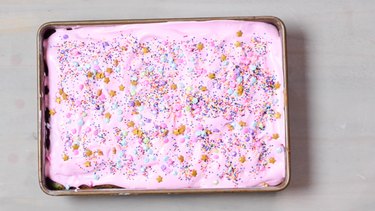 Unicorn Poke Cake