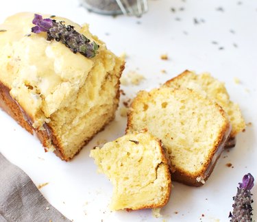 lavender lemon ice cream bread