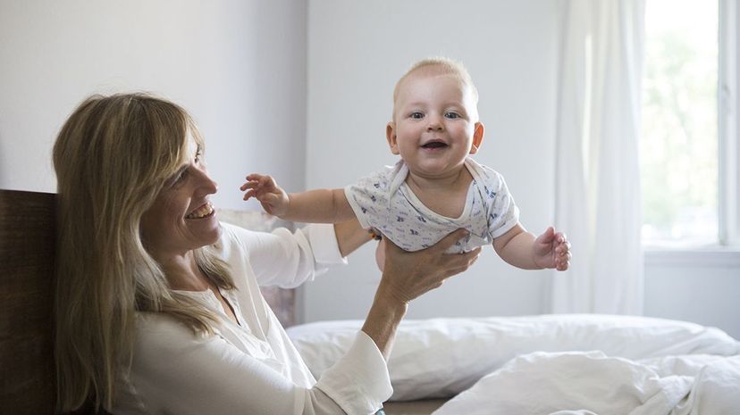 Mom with baby