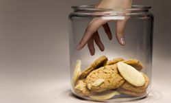 Store your perfect cookies in an airtight container.