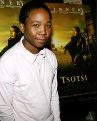 Presley Chweneyagae during Miramax's premiere of Tsotsi in New York City.